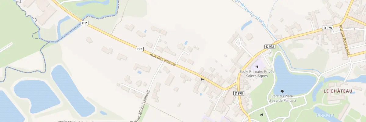 Plan du 22 Rue des isleaux à Palluau