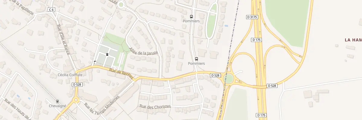 Plan du 1 Rue d’Abas à Chevaigné