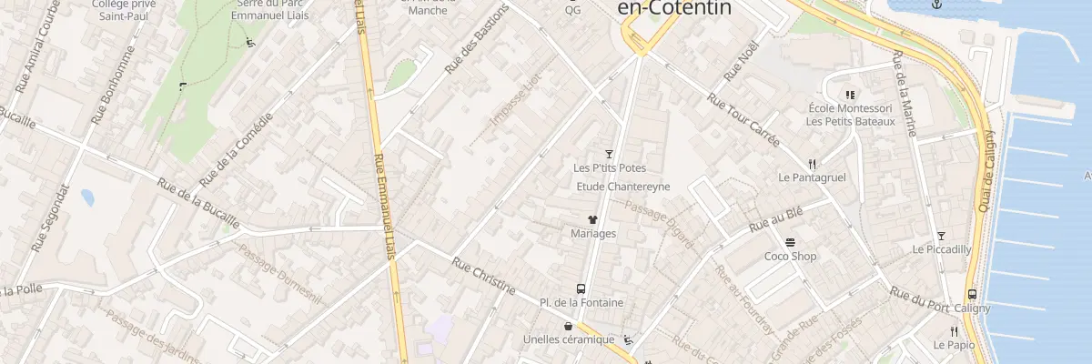 Plan du 21 Rue Paul Talluau à Cherbourg-en-Cotentin