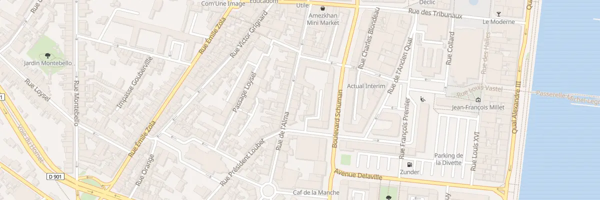 Plan du 23 Rue de l’Alma à Cherbourg-en-Cotentin