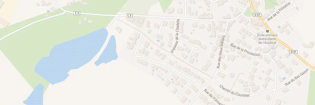 Plan du 5 Rue de l’Ormeau à Saint-Georges-de-Pointindoux