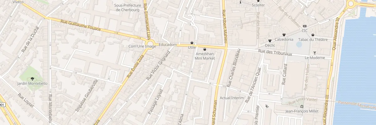 Plan du 8 Rue de l’Alma à Cherbourg-en-Cotentin