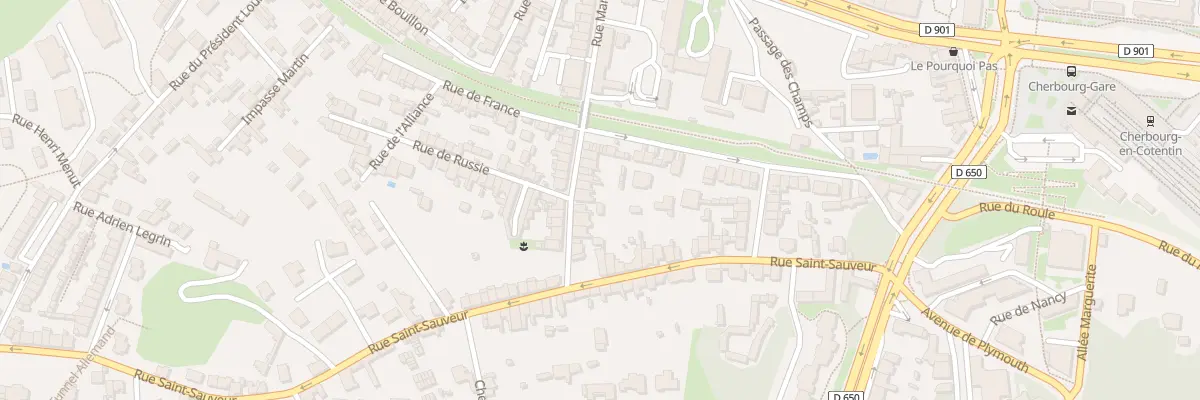 Plan du 61 Rue Marcel Paul à Cherbourg-en-Cotentin