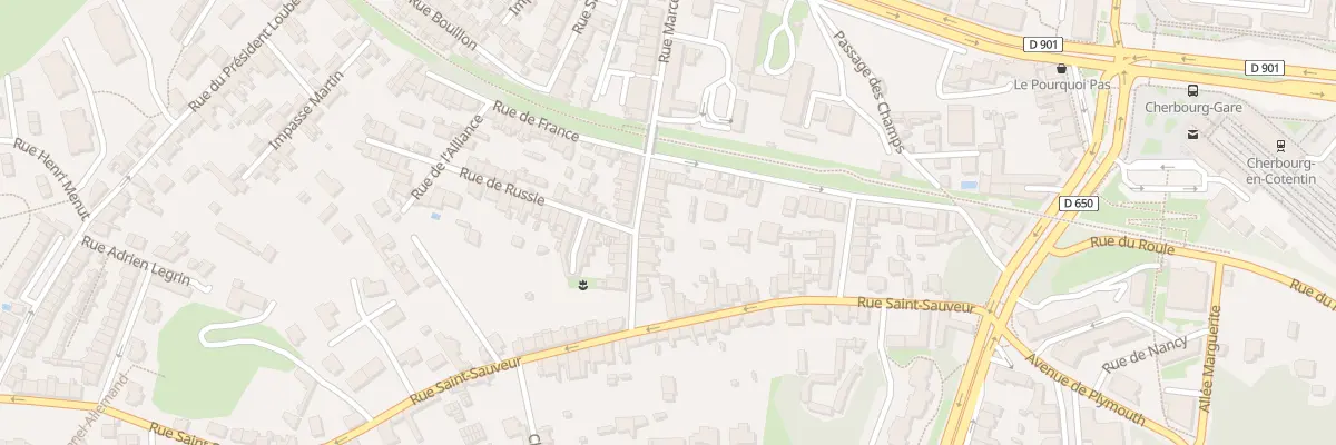 Plan du 59 Rue Marcel Paul à Cherbourg-en-Cotentin