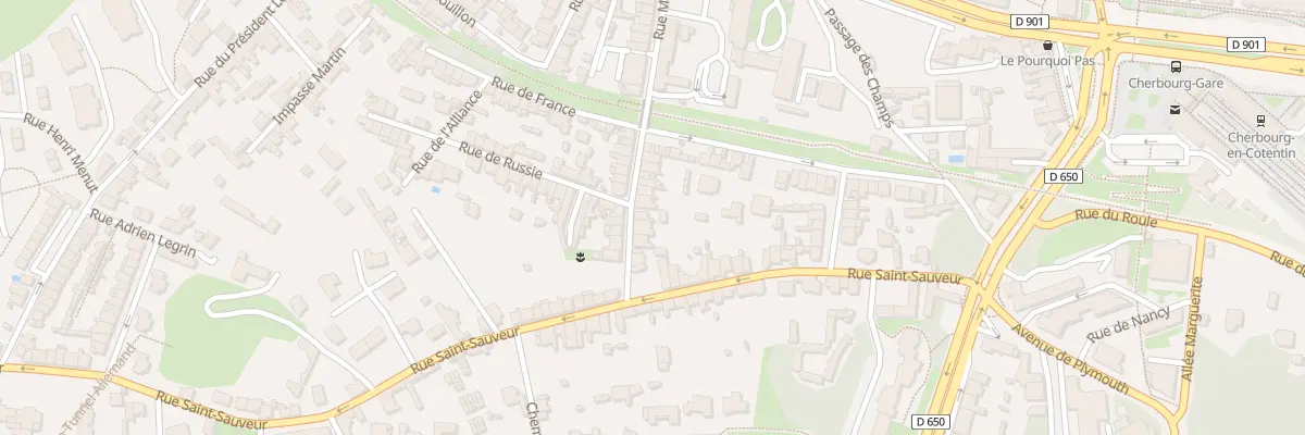 Plan du 63 Rue Marcel Paul à Cherbourg-en-Cotentin