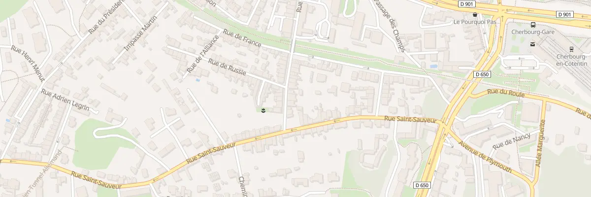 Plan du 65 Rue Marcel Paul à Cherbourg-en-Cotentin