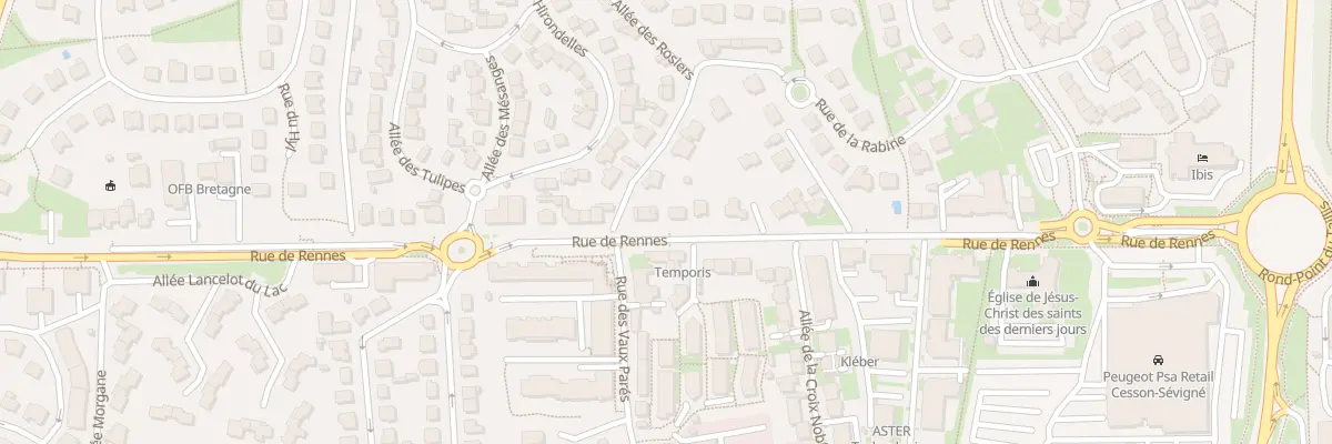 Plan du 60A Rue de Rennes à Cesson-Sévigné