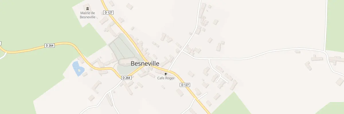 Plan du 9 Rte du Hameau Goubert à Besneville