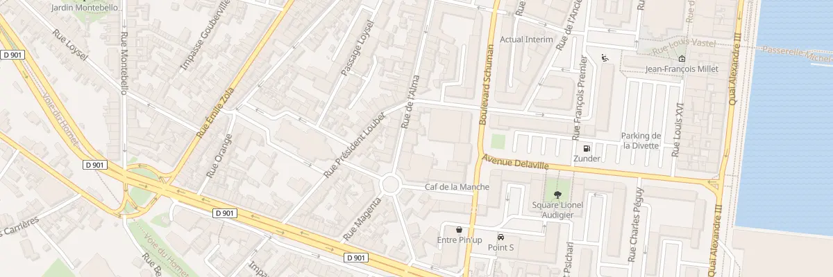 Plan du 41 Rue de l’Alma à Cherbourg-en-Cotentin