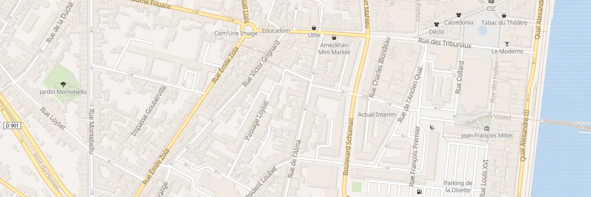 Plan du 20 Rue de l’Alma à Cherbourg-en-Cotentin