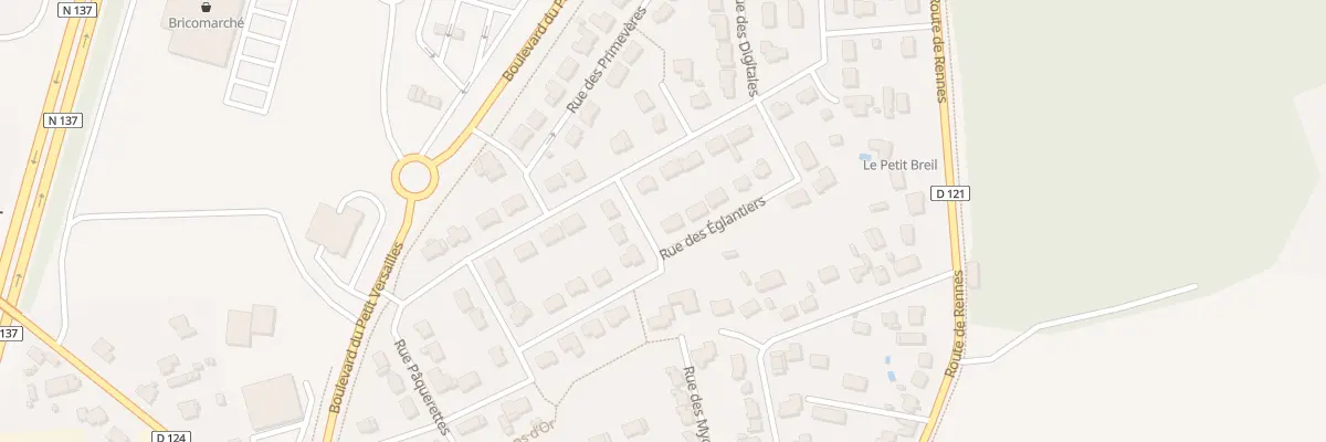 Plan du 11 Rue des Eglantiers à Nozay