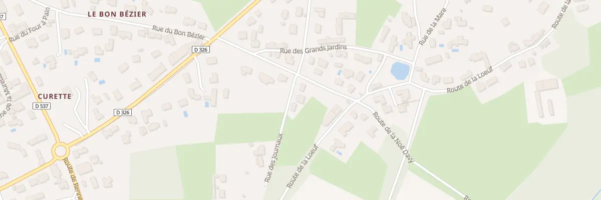 Plan du 1 Rue des journaux à Grandchamp-des-Fontaines