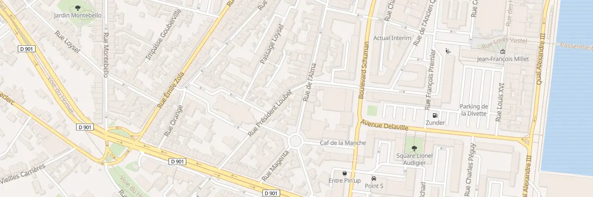 Plan du 46 Rue de l’Alma à Cherbourg-en-Cotentin