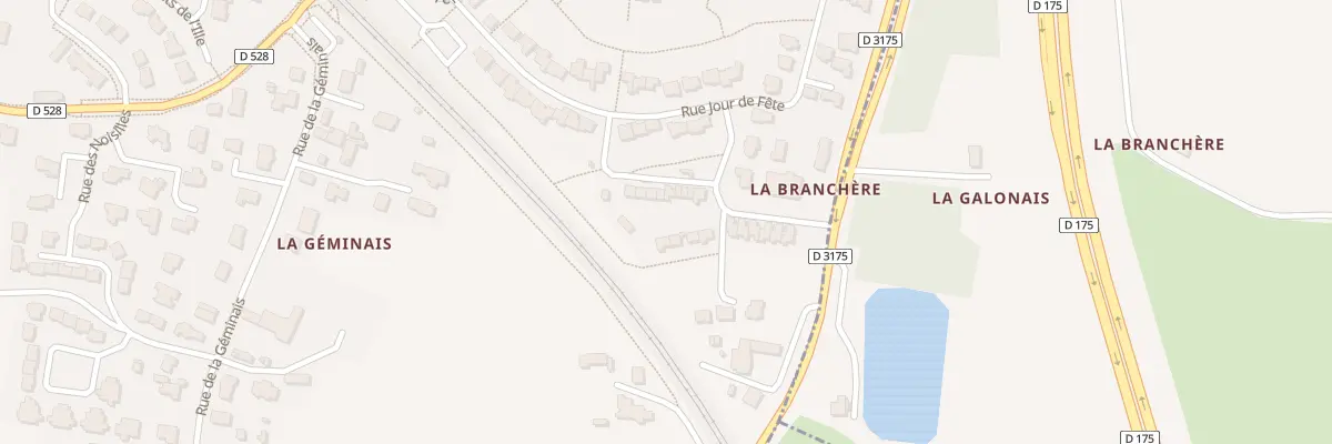 Plan du 2 Rue les Enfants du Paradis à Chevaigné