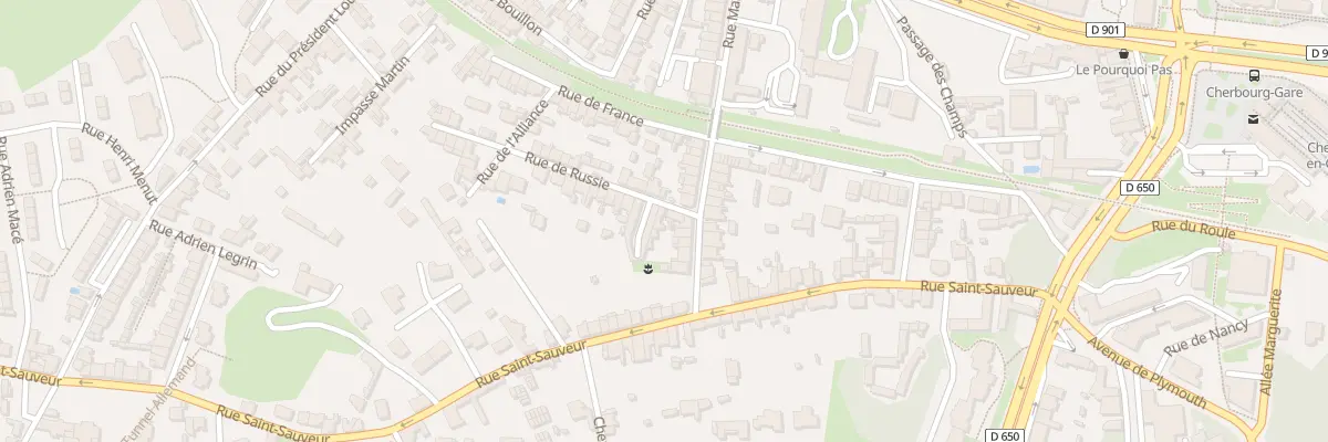 Plan du 3 Rue de Russie à Cherbourg-en-Cotentin