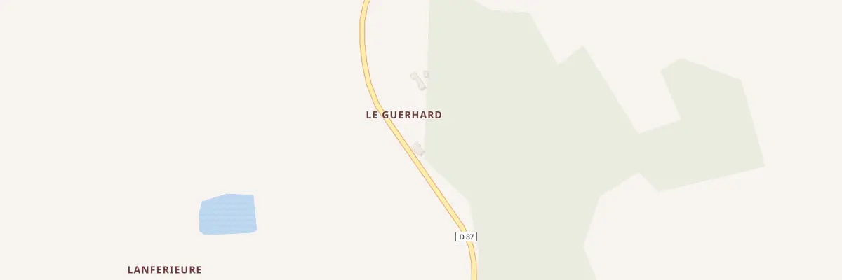 Plan du 5045 Le Guerhard à Noyal-sous-Bazouges