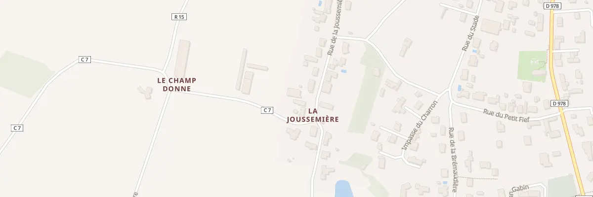 Plan du 14 Rue de la joussemière à La Chapelle-Palluau