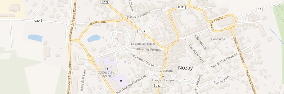 Plan du 2 Rue de la Gare à Nozay