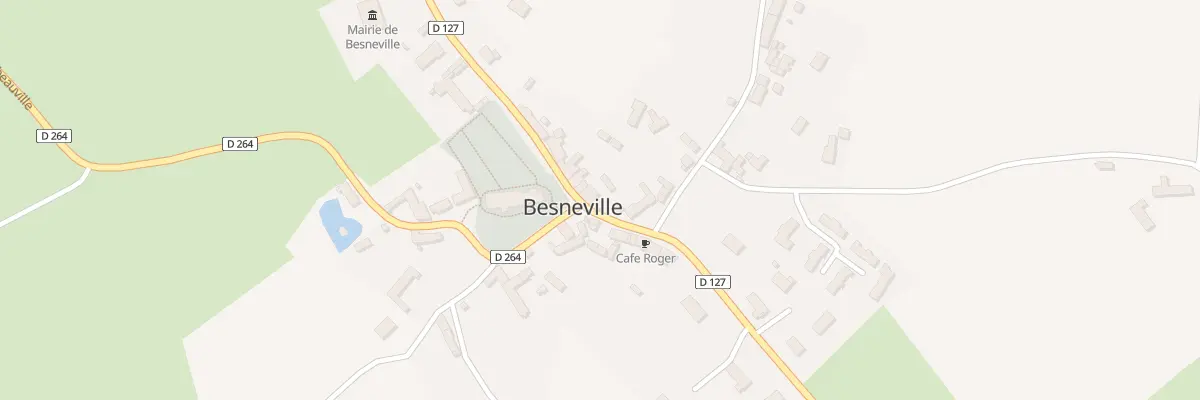 Plan du 2 Rte des Ecoles à Besneville