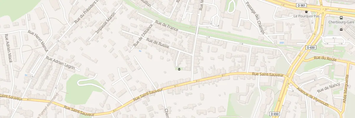 Plan du 5 Rue de Russie à Cherbourg-en-Cotentin
