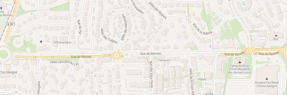 Plan du 66 Rue de Rennes à Cesson-Sévigné