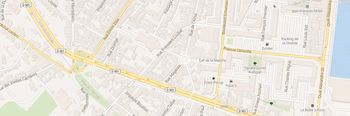 Plan du 18 Rue Notre Dame du Voeu à Cherbourg-en-Cotentin