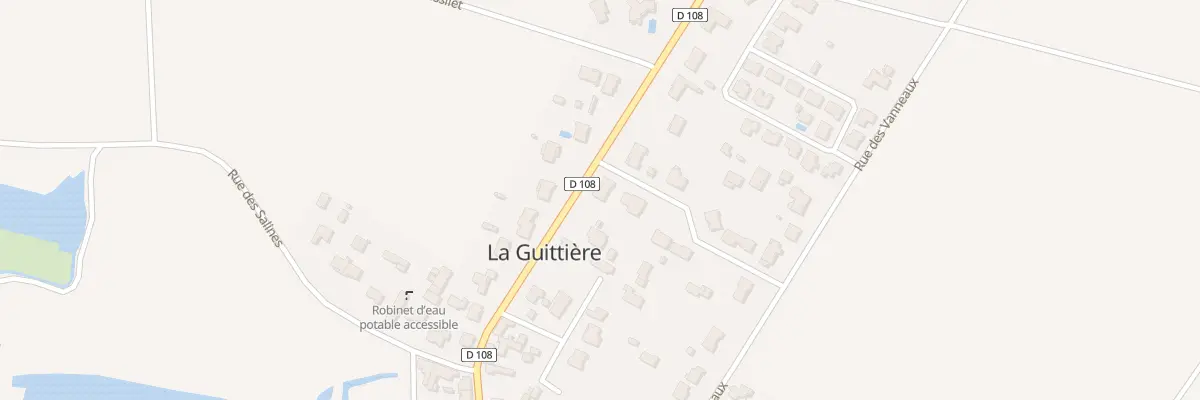 Plan du 2361 Rue du port de la guittière à Talmont-Saint-Hilaire