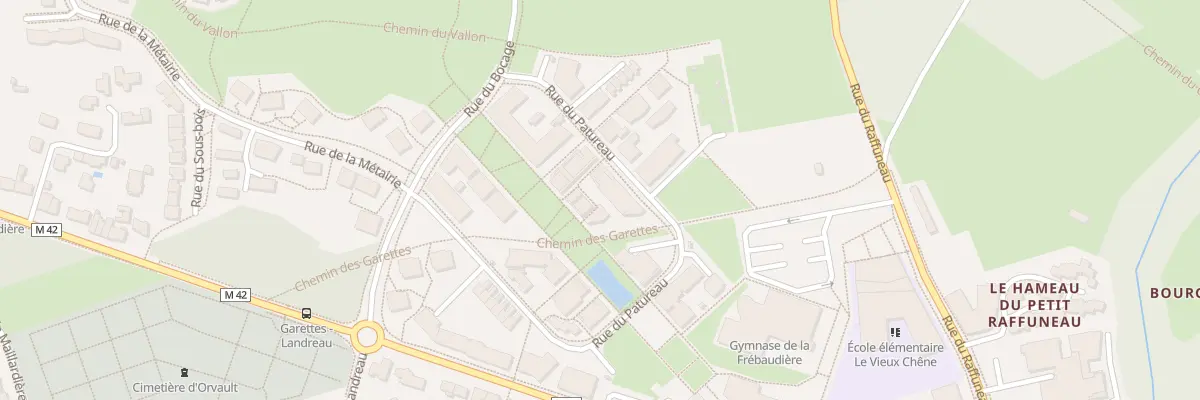 Plan du 30 Rue du Patureau à Orvault