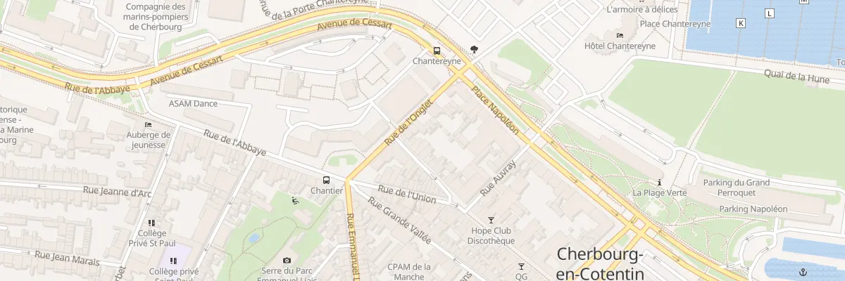 Plan du 20 Rue Henri Dunant à Cherbourg-en-Cotentin