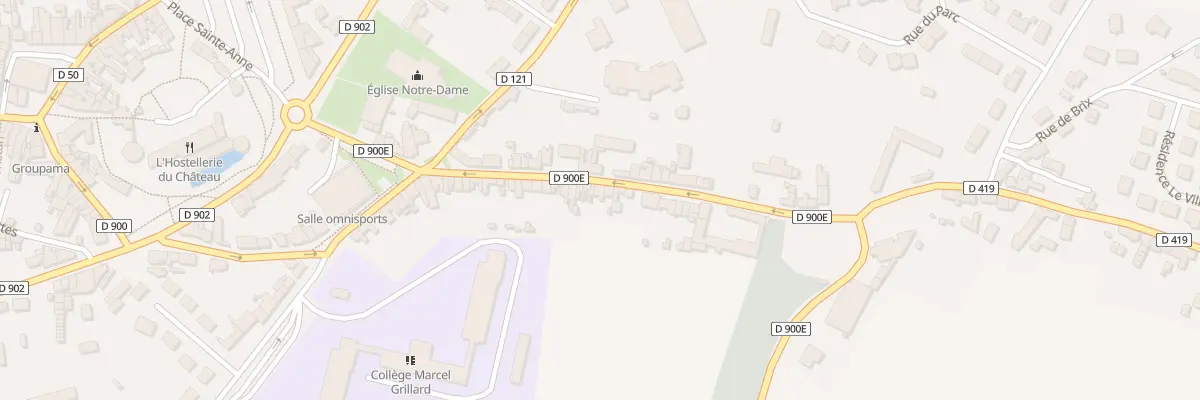Plan du 46 Rue Marechal Bertrand Bricqueb à Bricquebec-en-Cotentin
