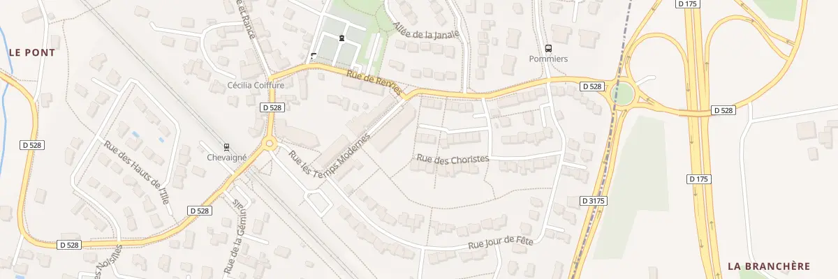 Plan du 22 Rue Barry Lindon à Chevaigné