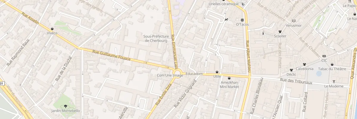 Plan du 111 Rue Emmanuel Liais à Cherbourg-en-Cotentin