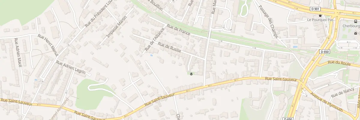 Plan du 11 Rue de Russie à Cherbourg-en-Cotentin