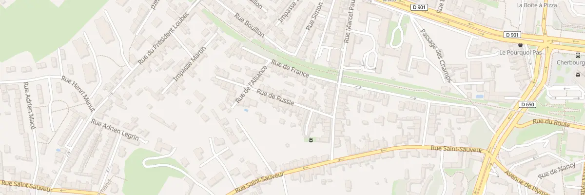 Plan du 16 Rue de Russie à Cherbourg-en-Cotentin