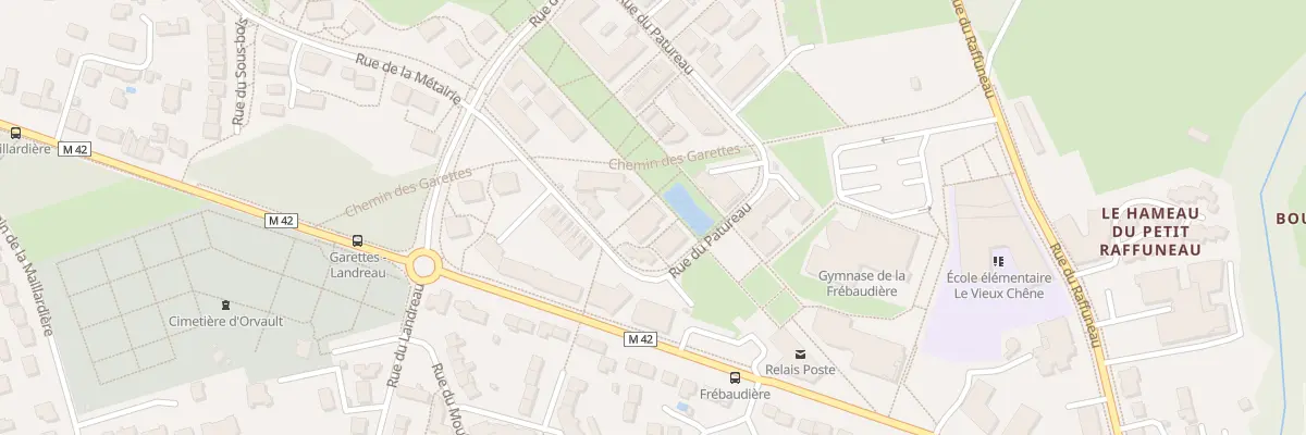Plan du 24 Rue du Patureau à Orvault