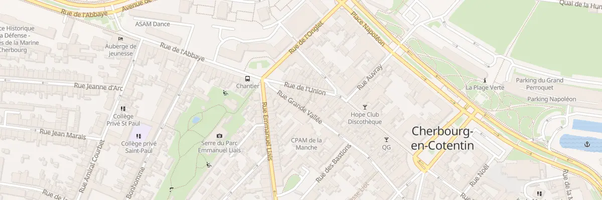 Plan du 56 Rue Grande Vallee - Cherbourg à Cherbourg-en-Cotentin
