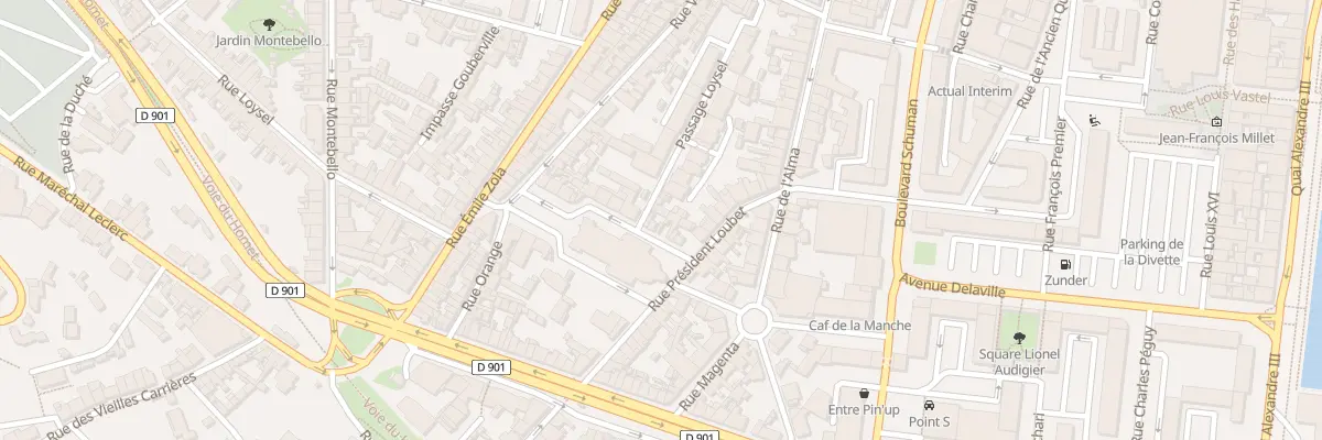 Plan du 17 Rue Notre Dame du Voeu à Cherbourg-en-Cotentin