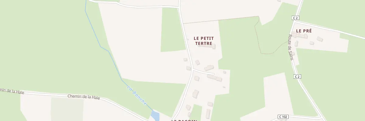 Plan du 2 La Touche à Saint-Marcan