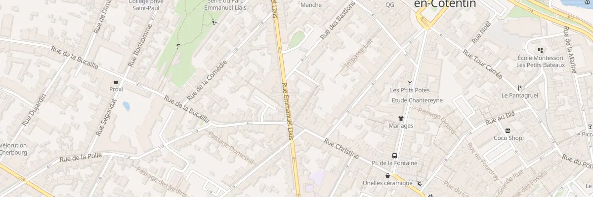 Plan du 65 Rue Emmanuel Liais à Cherbourg-en-Cotentin