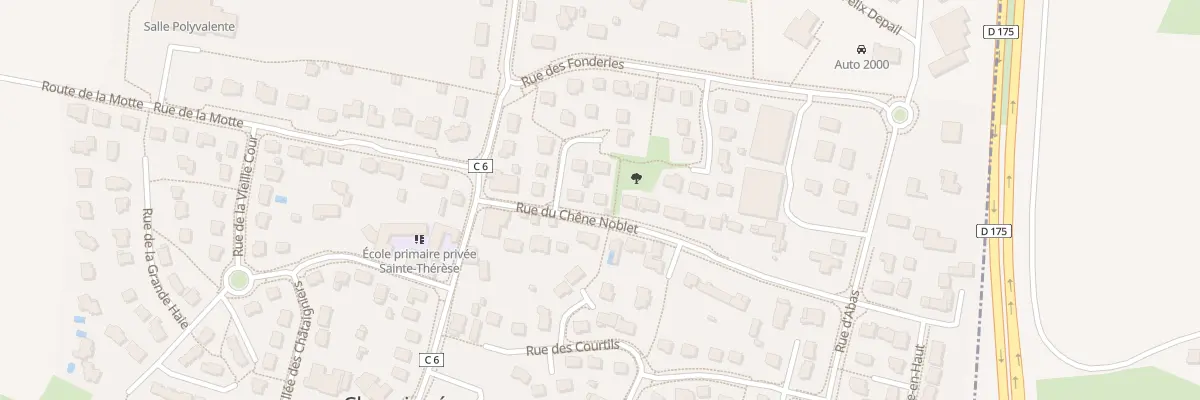 Plan du 9 Rue du Chêne Noblet à Chevaigné