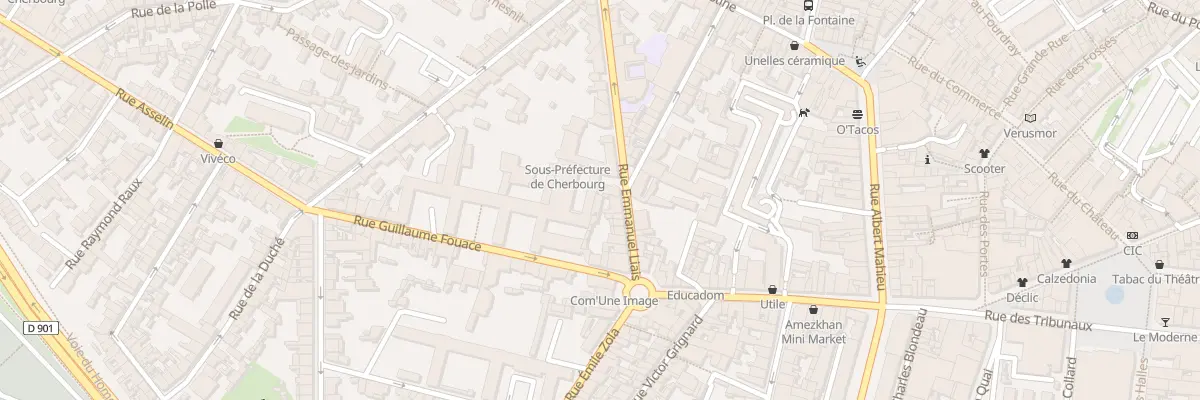 Plan du 114 Rue Emmanuel Liais à Cherbourg-en-Cotentin