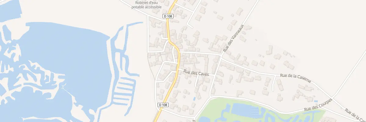 Plan du 2611 Rue du port de la guittière à Talmont-Saint-Hilaire