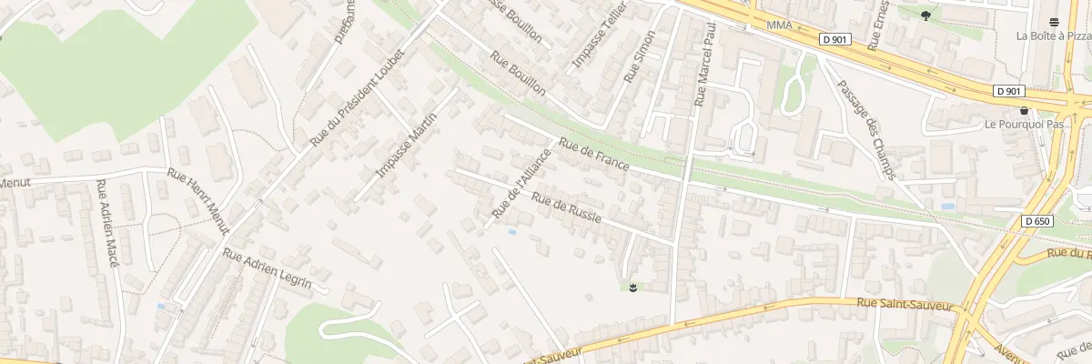 Plan du 30 Rue de Russie à Cherbourg-en-Cotentin