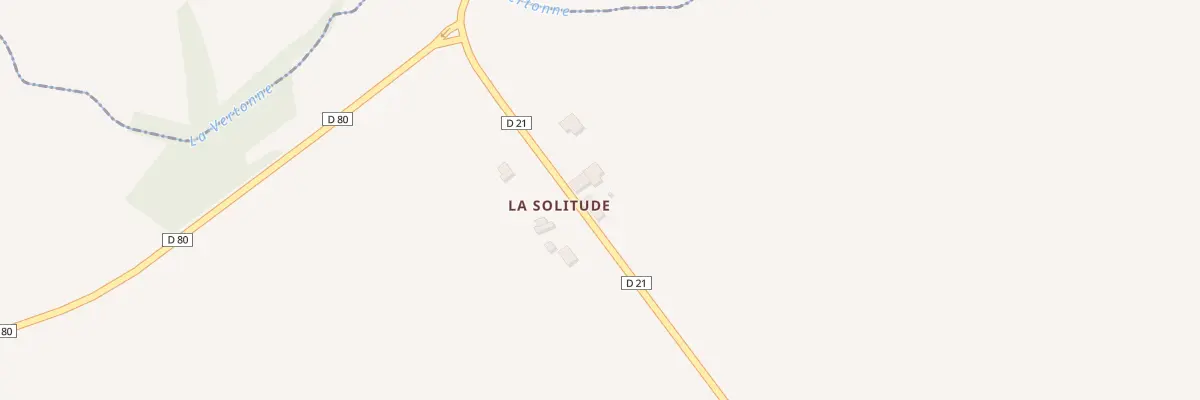 Plan du 1980 La Solitude à Grosbreuil