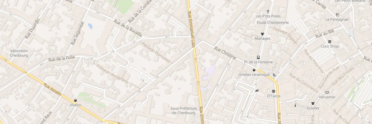 Plan du 15 Rue de la Duché à Cherbourg-en-Cotentin