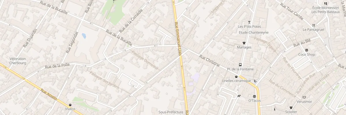 Plan du 4 Rue de la Duché à Cherbourg-en-Cotentin
