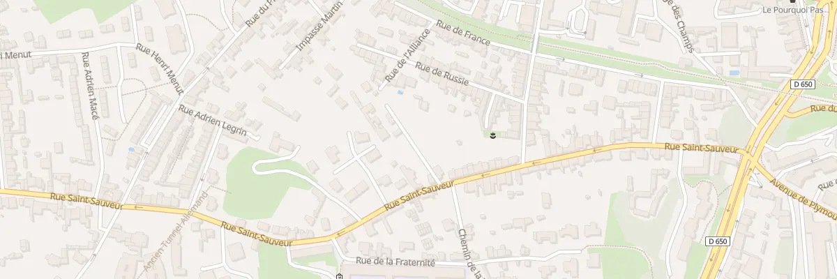 Plan du 74 Rue Saint Sauveur à Cherbourg-en-Cotentin