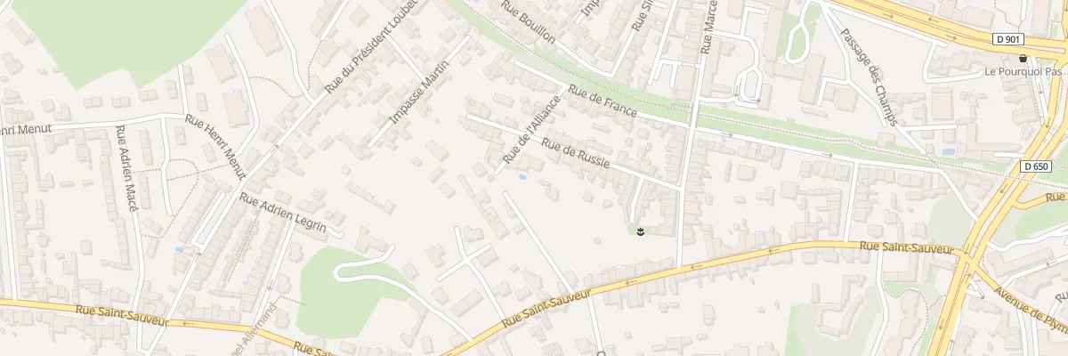 Plan du 23 Rue de Russie à Cherbourg-en-Cotentin