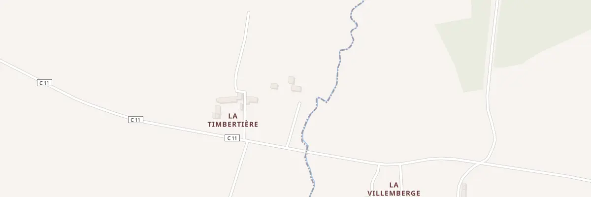 Plan du 5000 La Timbertiere à Broualan