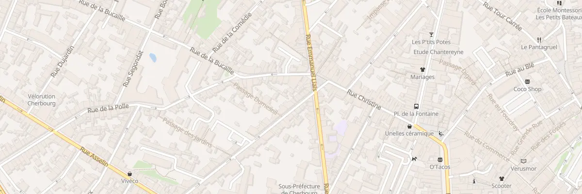 Plan du 8 Rue de la Duché à Cherbourg-en-Cotentin